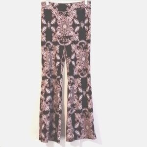 New Directions "Petite" Abstract Floral Palazzo Style Pants in Size PS